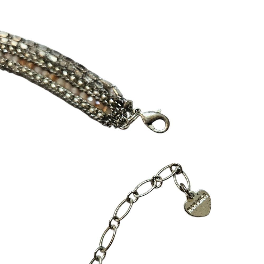 Nakamol Layered Silver Choker Necklace - Picture 5 of 5